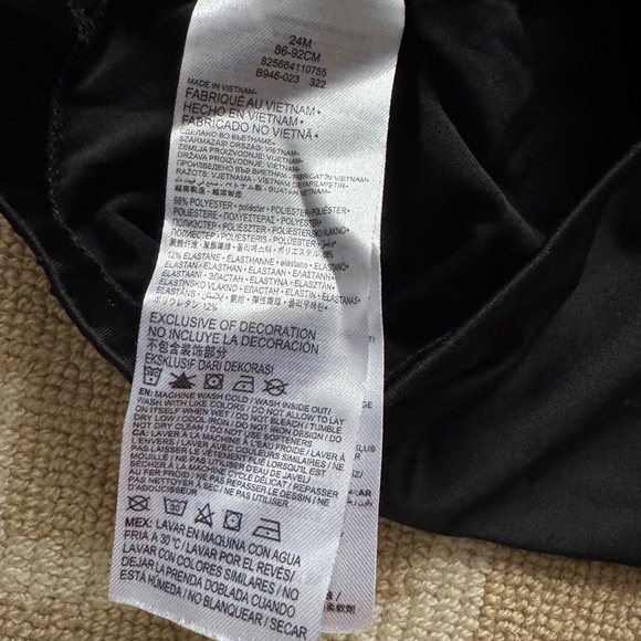 Jordan Logo Leggings + Member’s Mark Snow Boots Black Blue 2-Piece Gift Set 24M - Picture 9 of 14